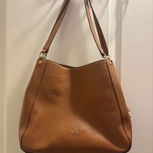 Kate Spade Tan Leather Shoulder Bag